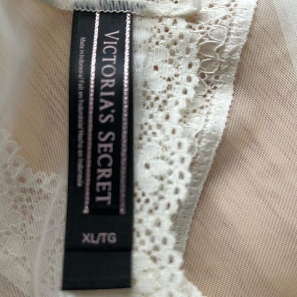 Victoria’s Secret cream iridescent sheer panty size extra large - Picture 9 of 9